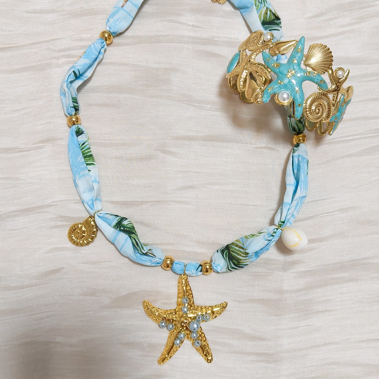Collar Palma Estrella Celeste