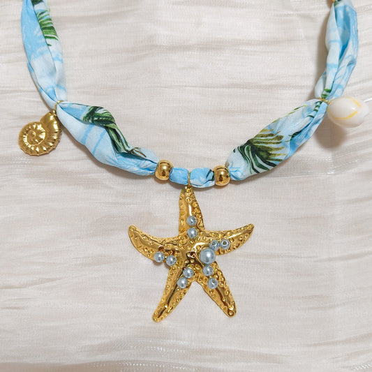 Collar Palma Estrella Celeste