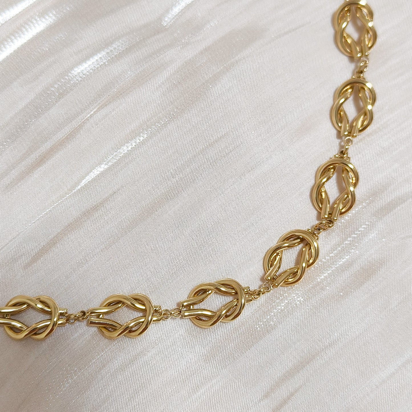 Look Milano Nudo Dorado ( collar y pulsera)