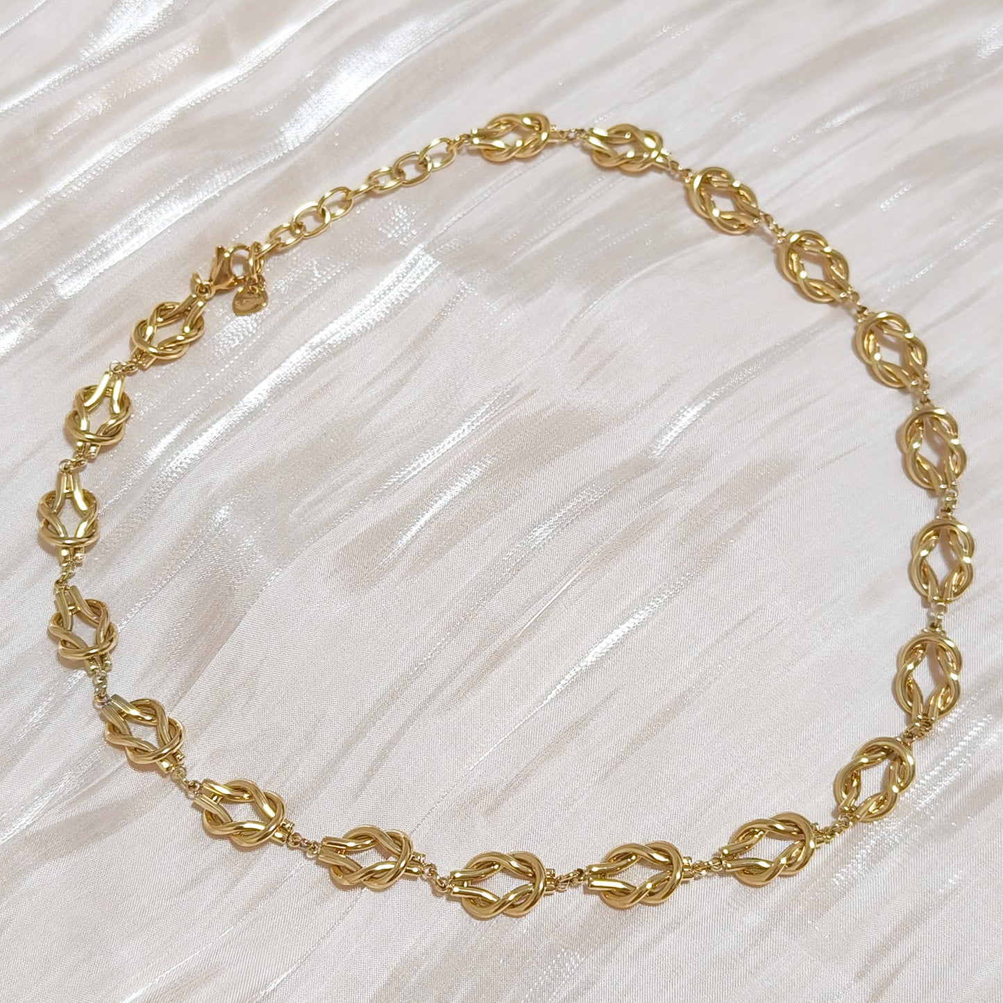 Look Milano Nudo Dorado ( collar y pulsera)
