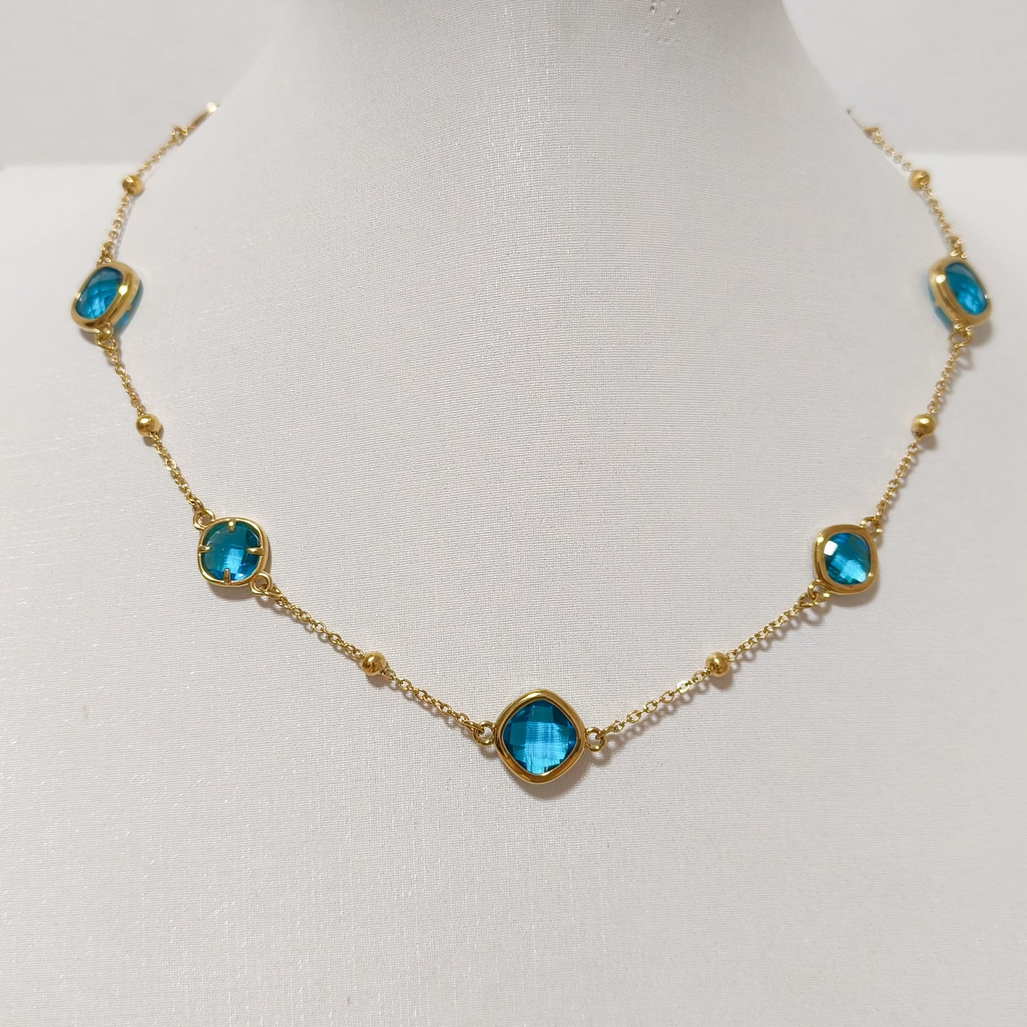 Look Aurora Luz Premium（ collar, pulsera, pendiente y anillo) ( 4 colores)