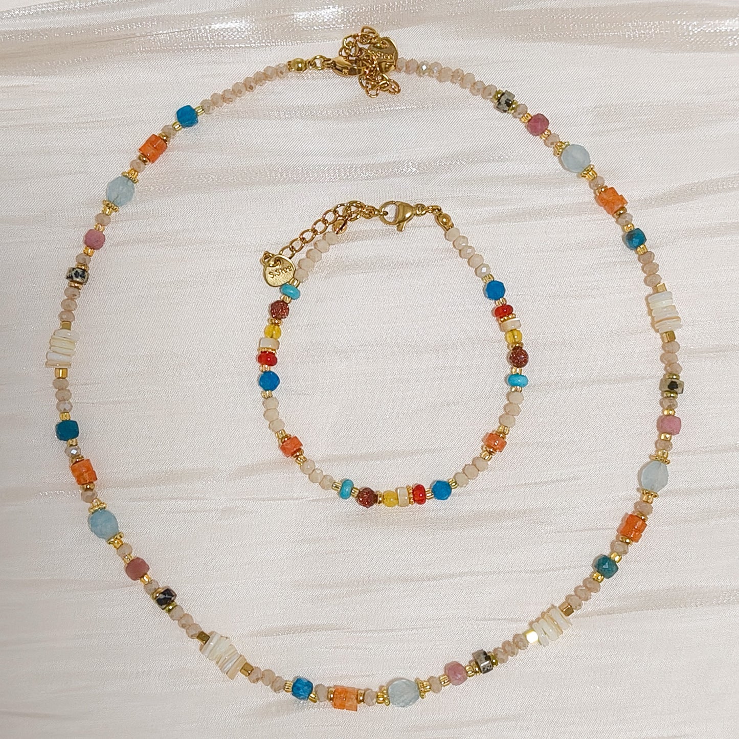 Look Siena Luz Multicolor Energia ( collar y pulsera)