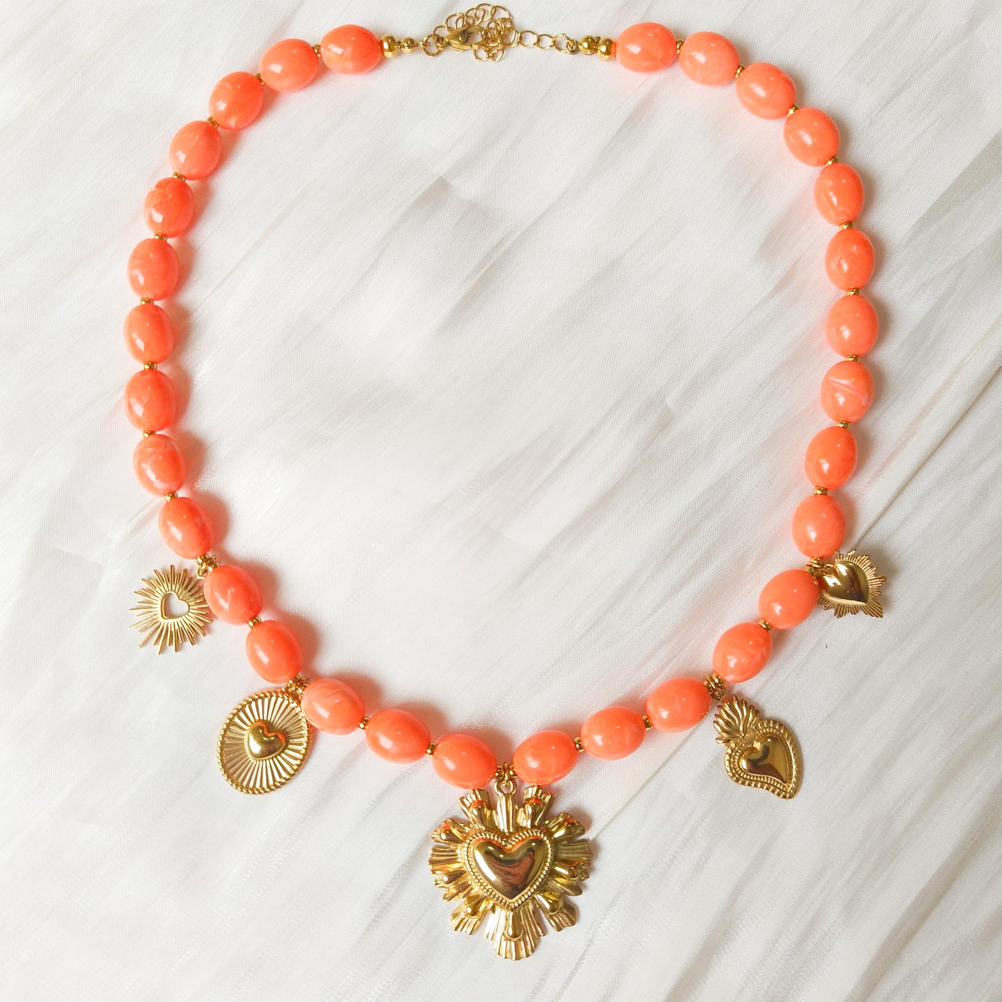 Collar Charm Celia Corazón ( 2 colores)
