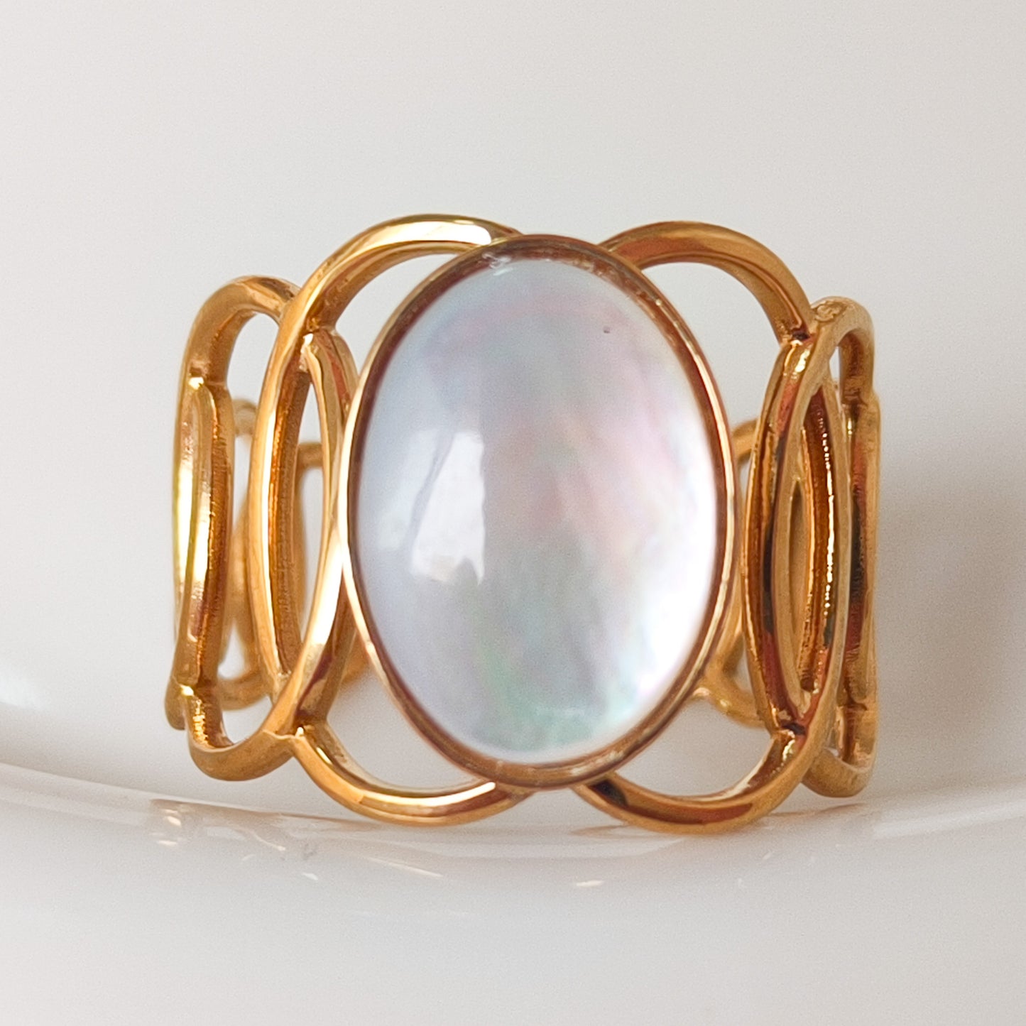 Anillo Alba Nacar Ajustable
