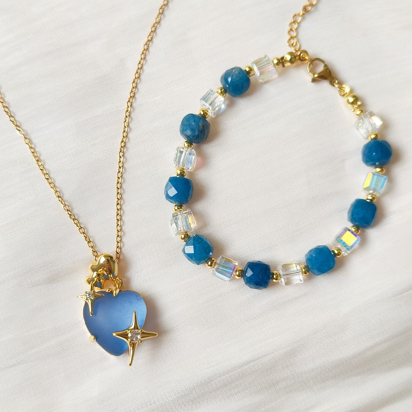 Collar Mía Estrella y Corazón ( 3 colores)