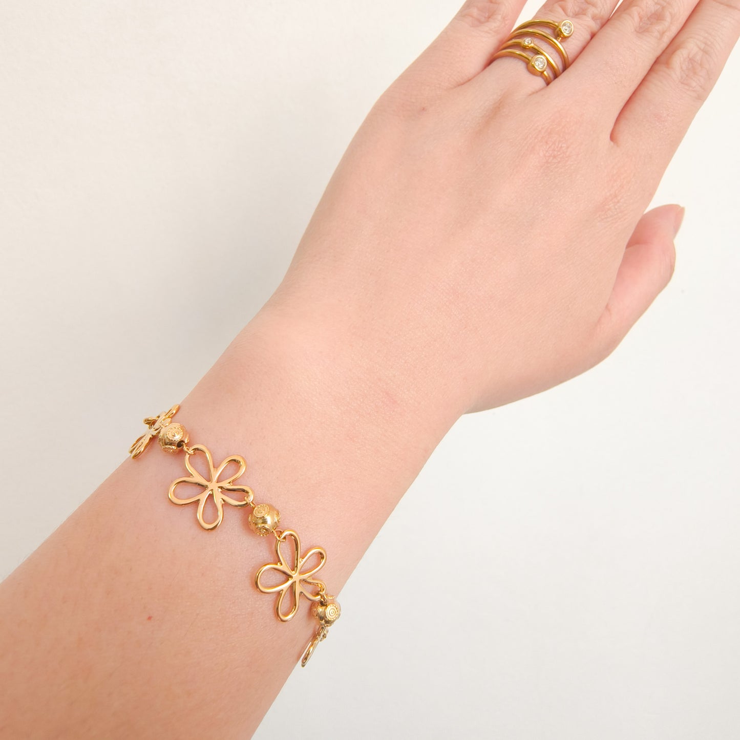 Pulsera Bianca Flor Margarita