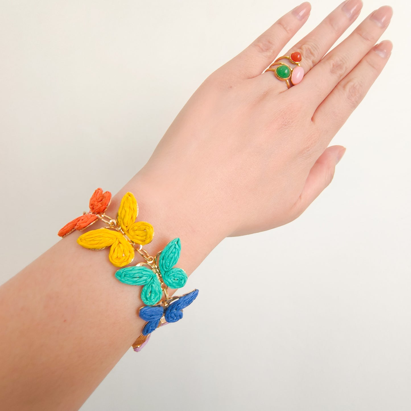 Look Alegre Mariposa ( pulsera + pendiente)