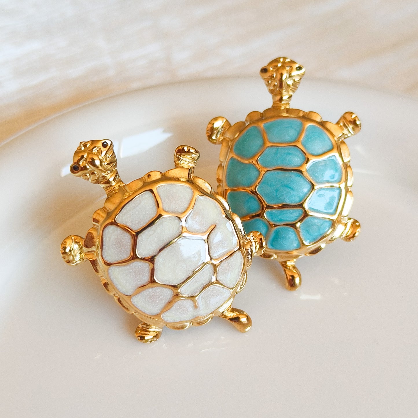 Anillo Tortuga Marina Celia Acero Ajustable
