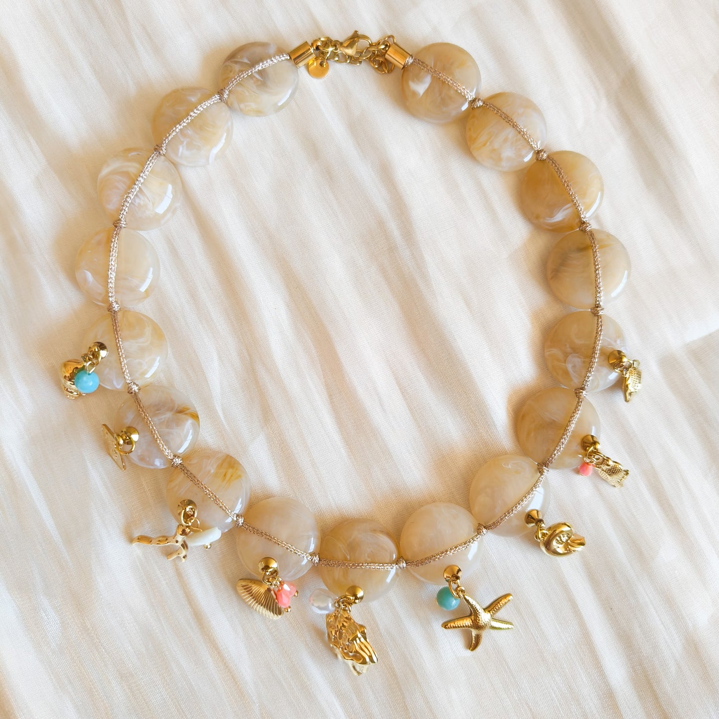 Collar Marbella Coralina Estrella