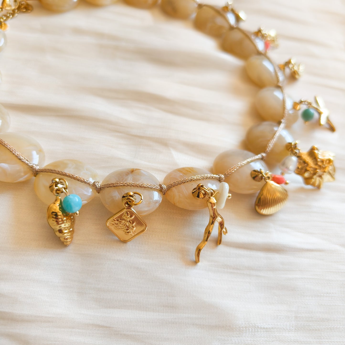 Collar Marbella Coralina Estrella