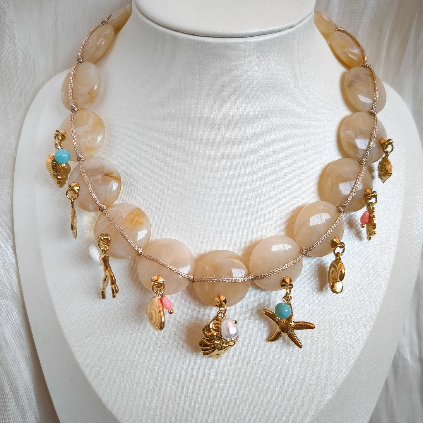 Collar Marbella Coralina Estrella