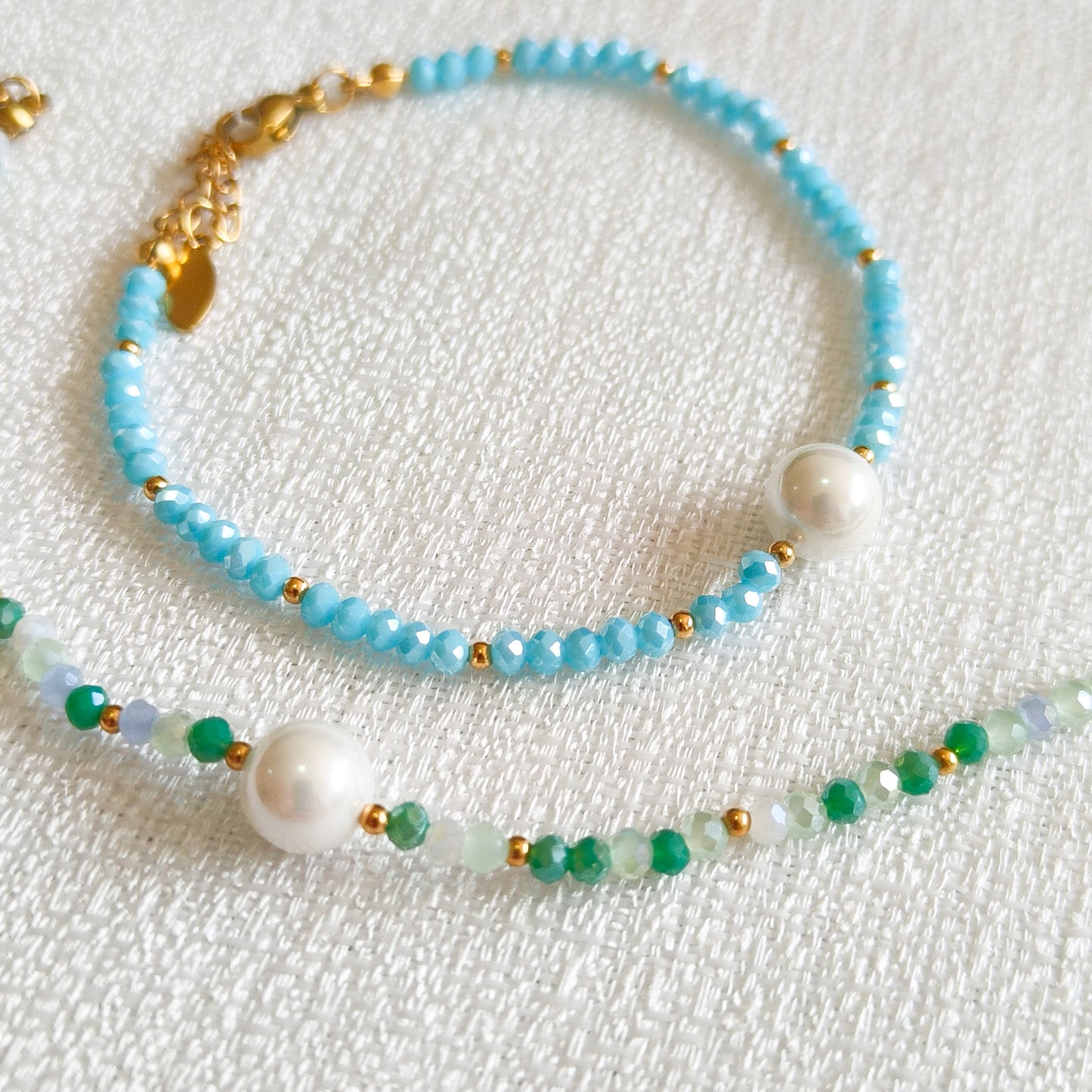 Pulsera Perla Cielo