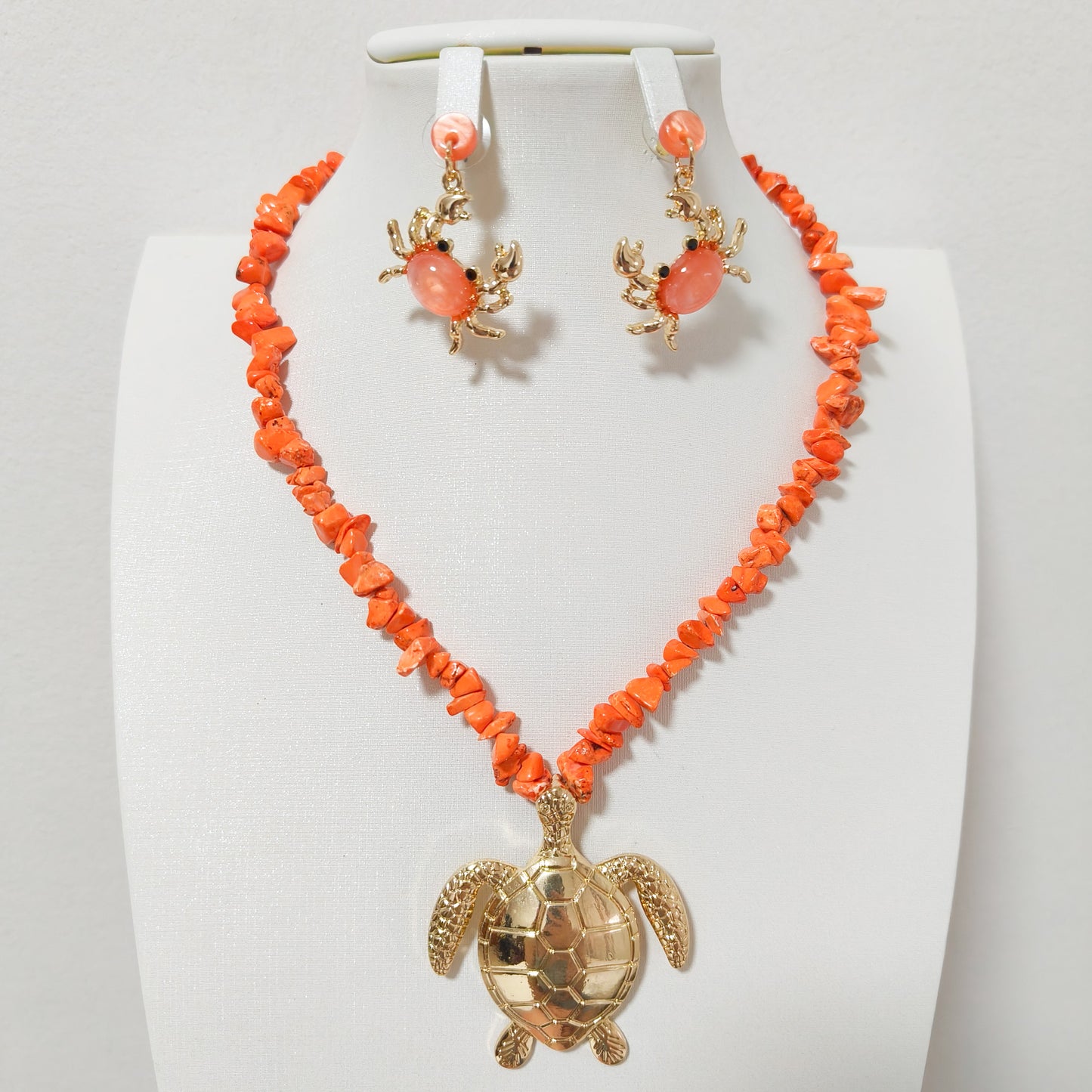 Pendientes Cangrejo Coral