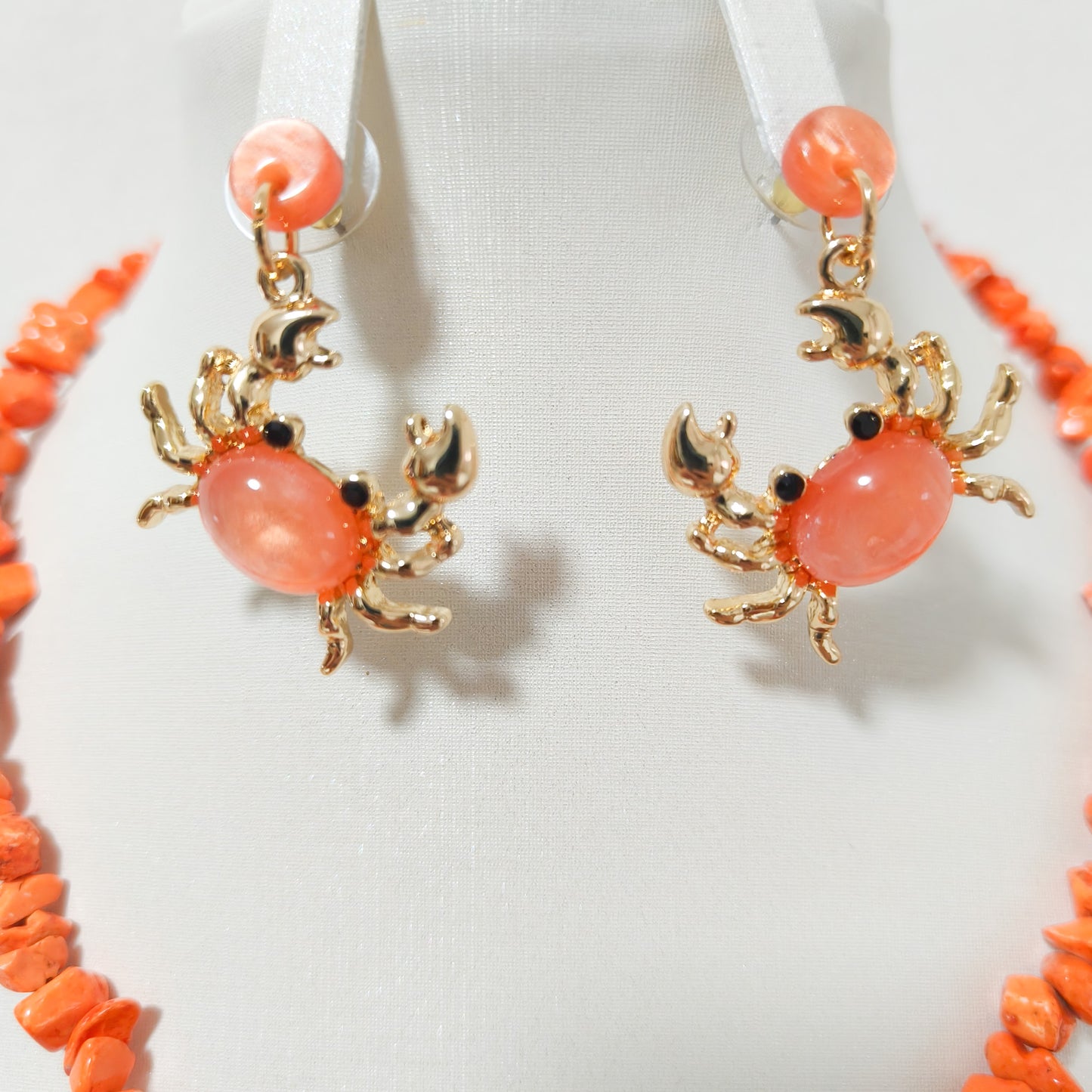 Pendientes Cangrejo Coral