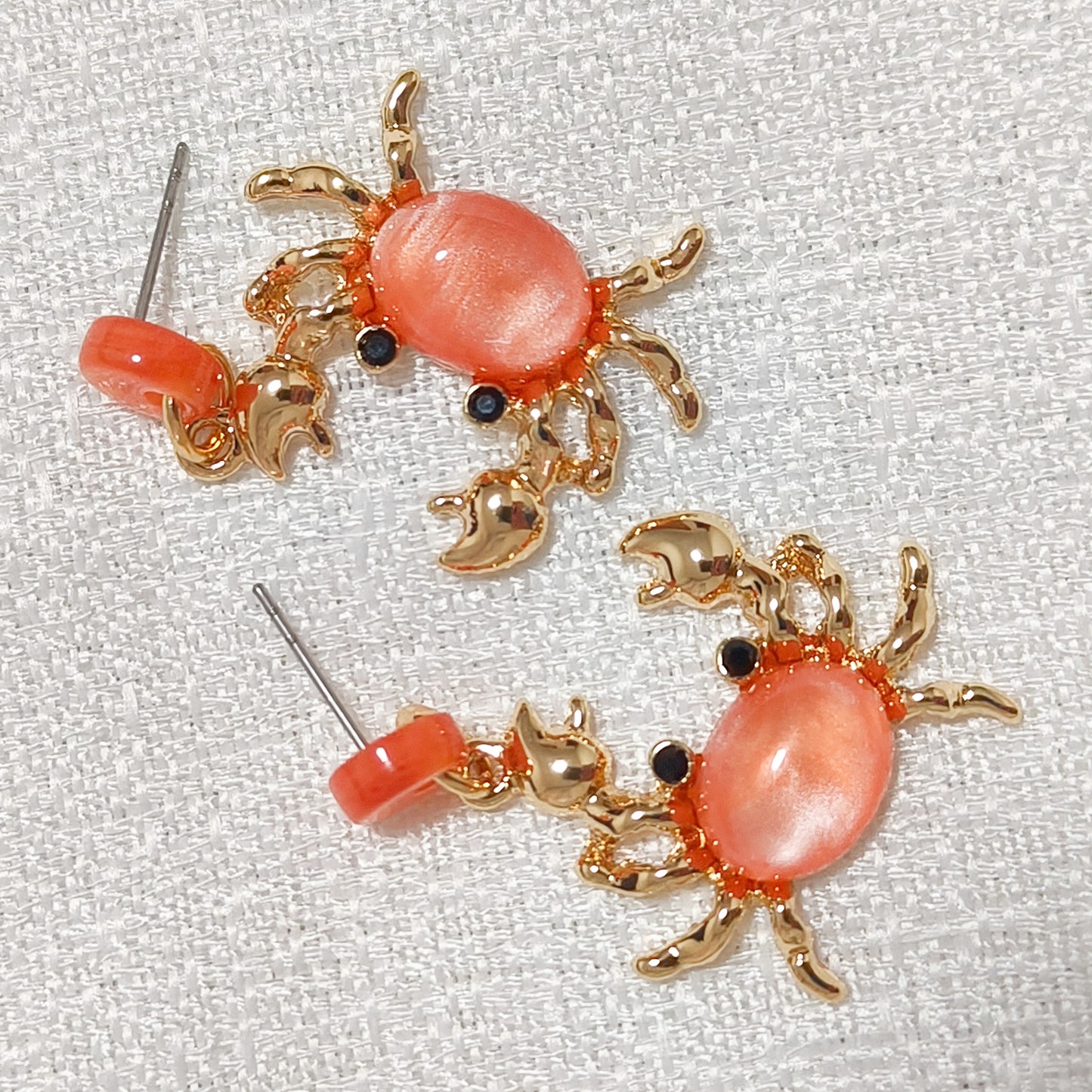 Pendientes Cangrejo Coral