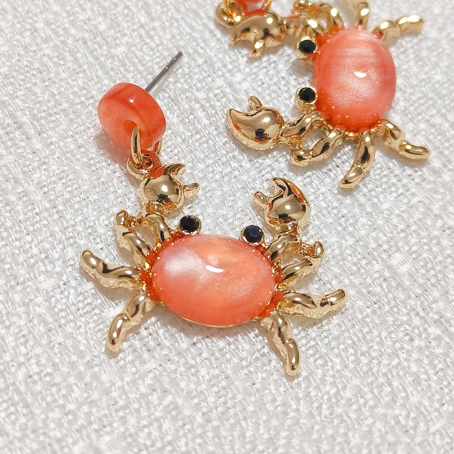 Pendientes Cangrejo Coral
