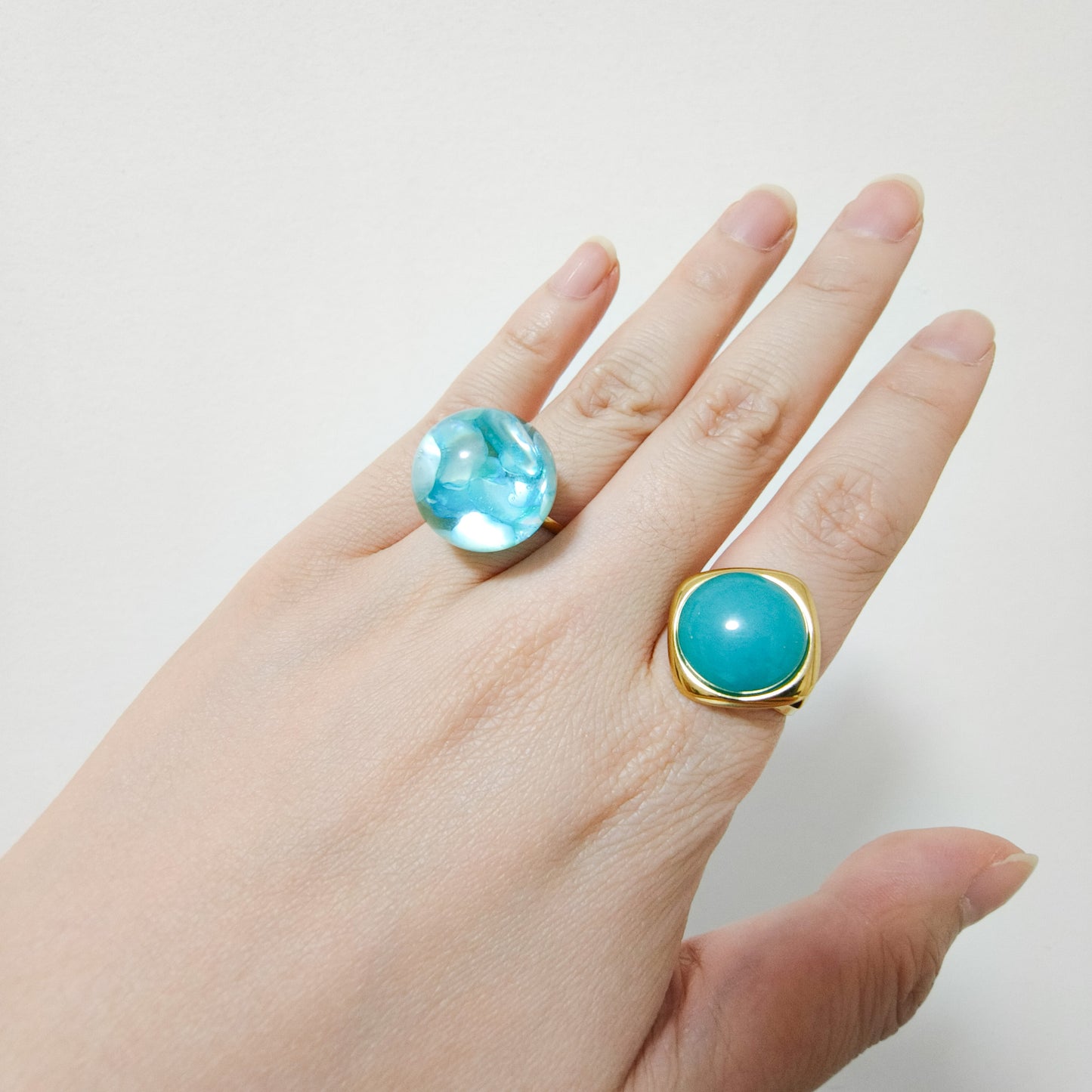 Anillo Siena Rombo acero y ajustable