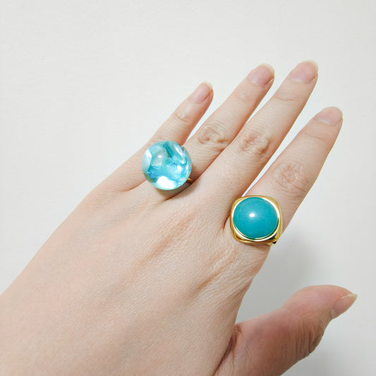 Anillo Siena Rombo acero y ajustable