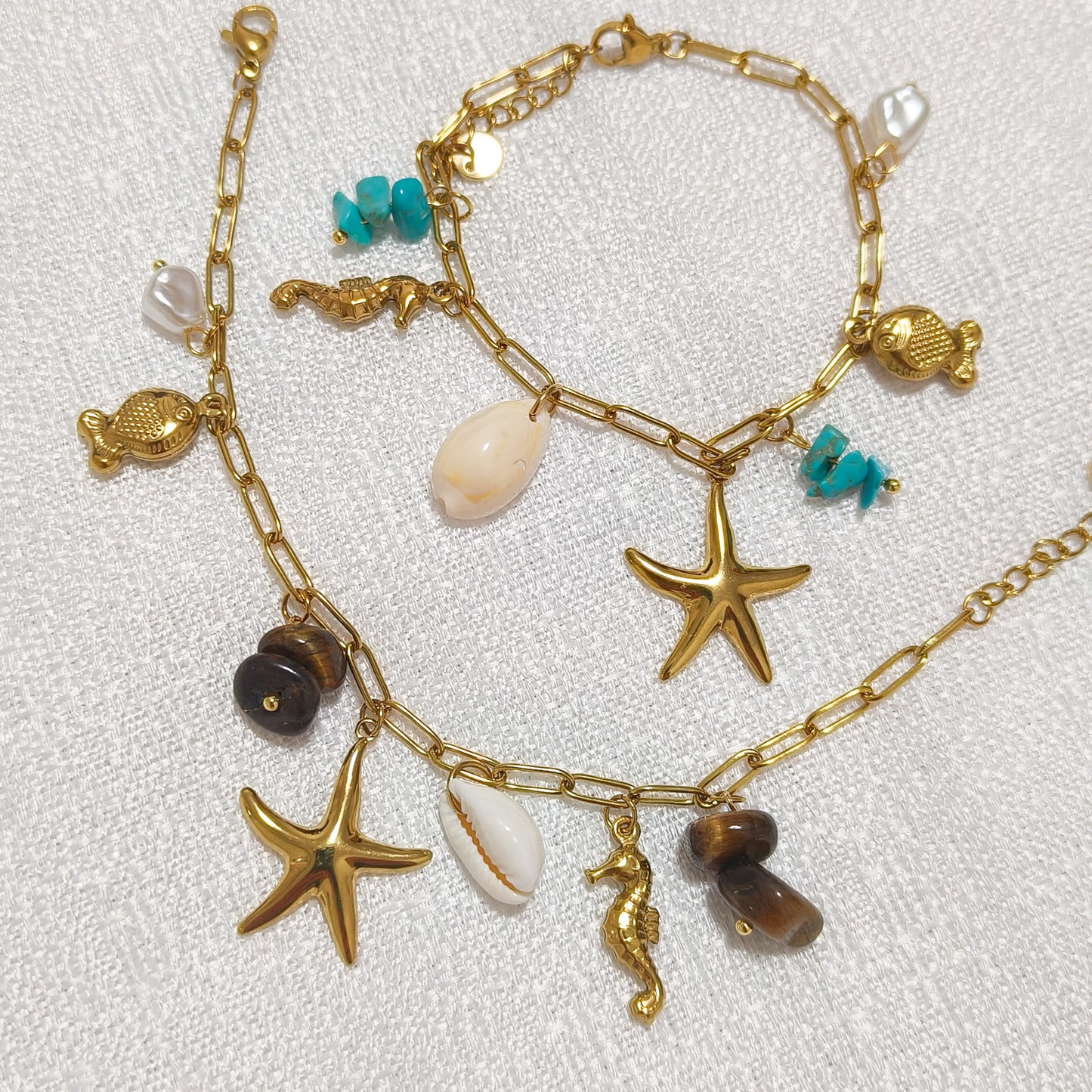 Pulsera Isla Estrella Dorada