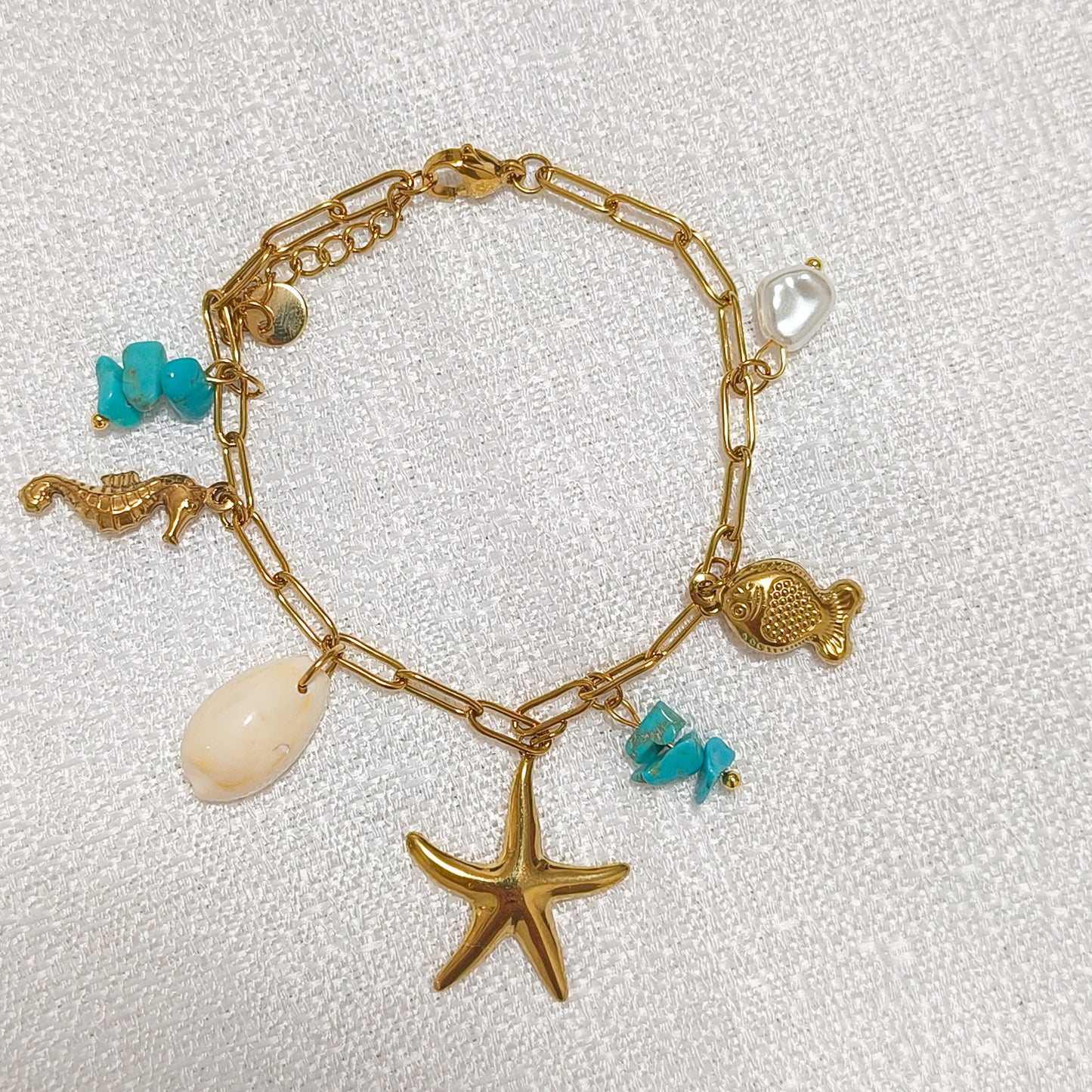 Pulsera Isla Estrella Dorada