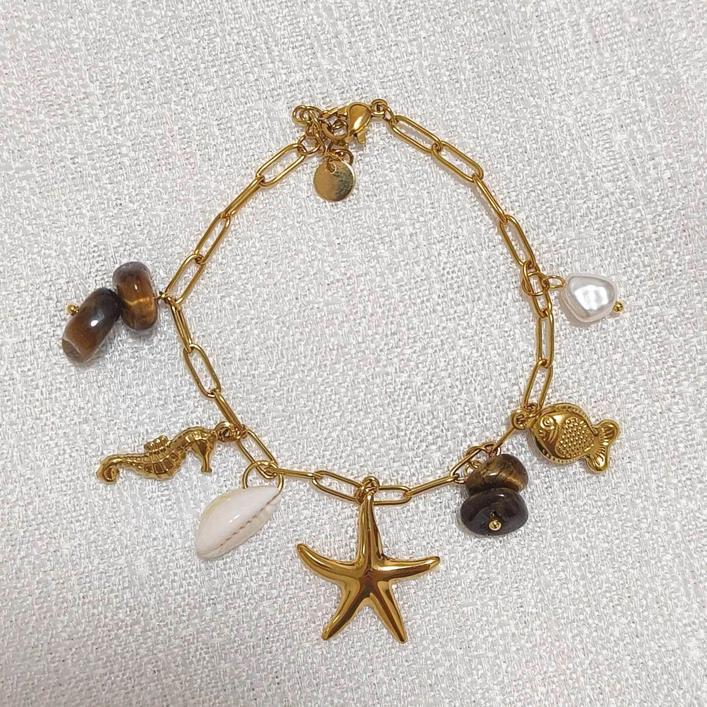 Pulsera Isla Estrella Dorada