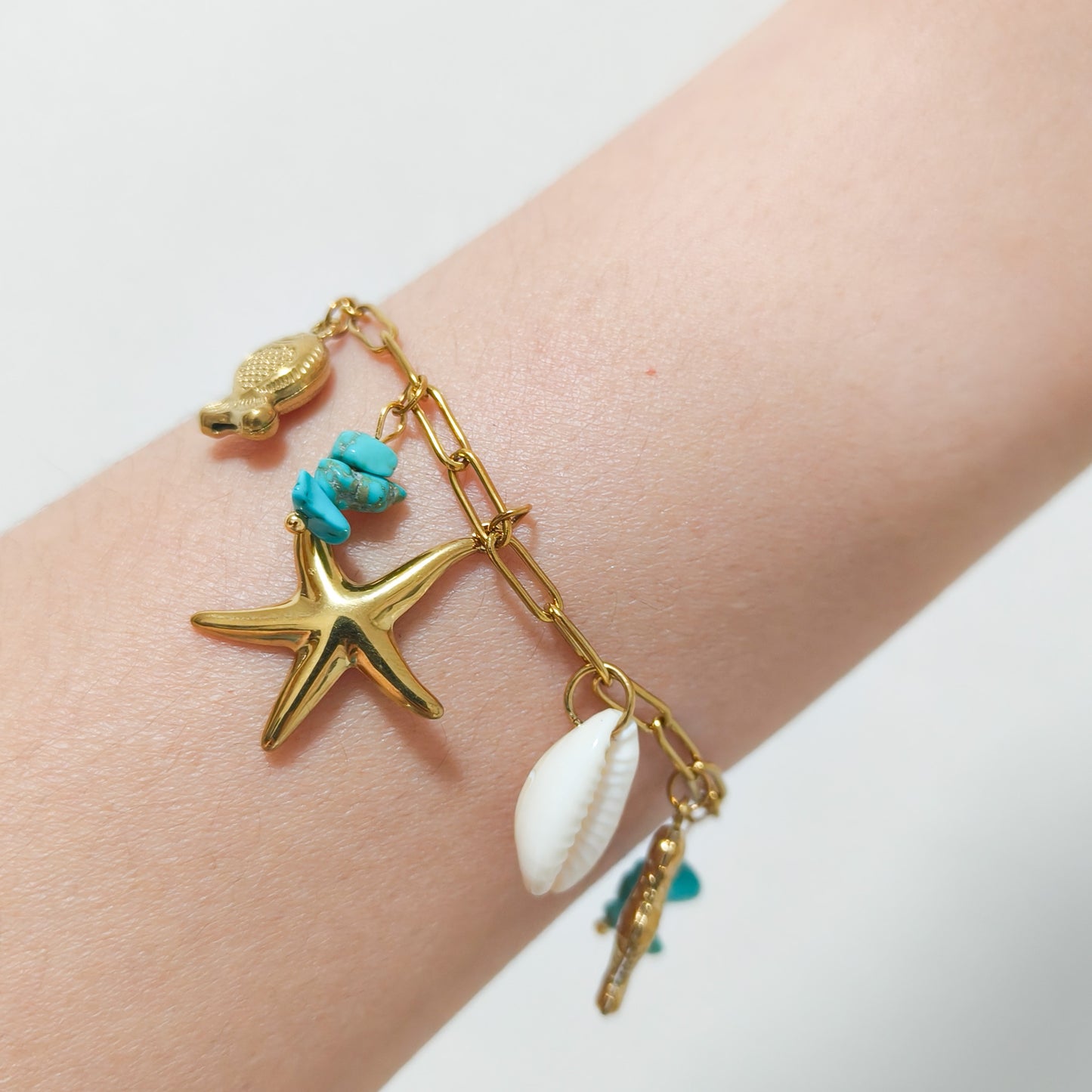 Pulsera Isla Estrella Dorada