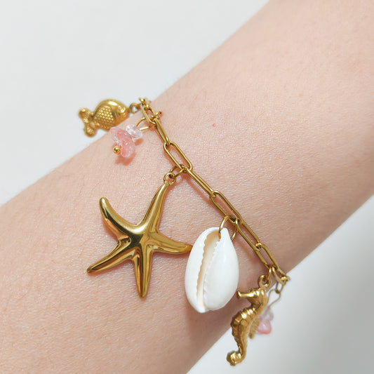 Pulsera Isla Estrella Dorada