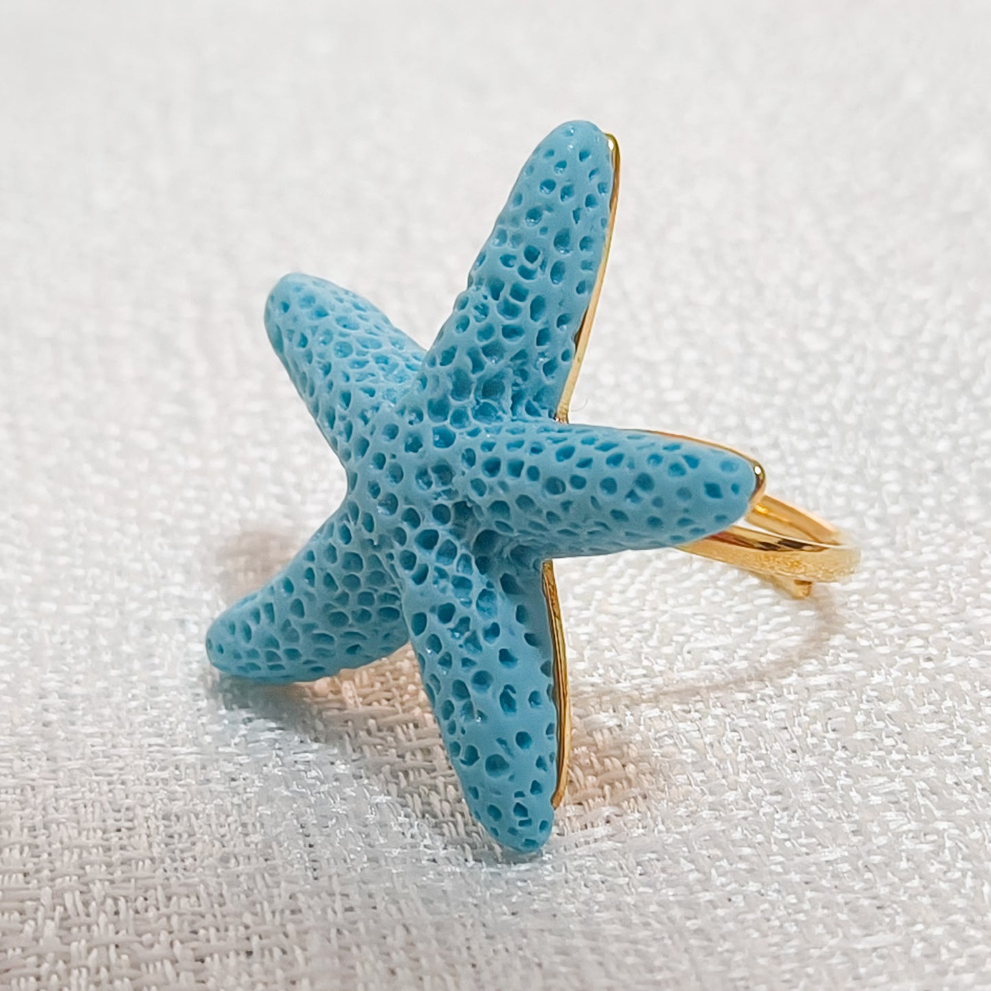 Look Marina Estrella Playa  ( anillo ajustable + pendiente, 3 colores)
