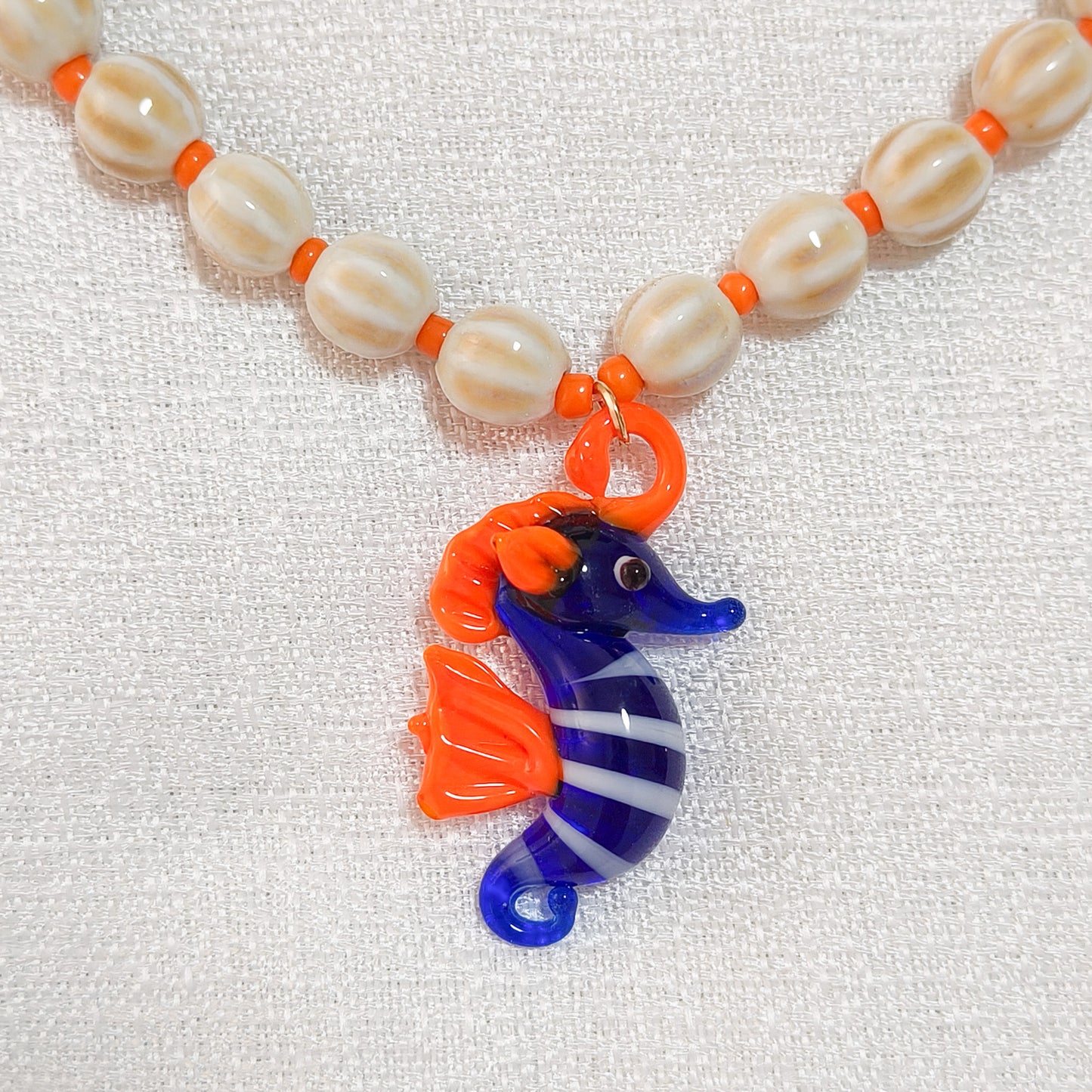 Collar Coralina Marino ( 2 modelos_estrella y caballito del mar)