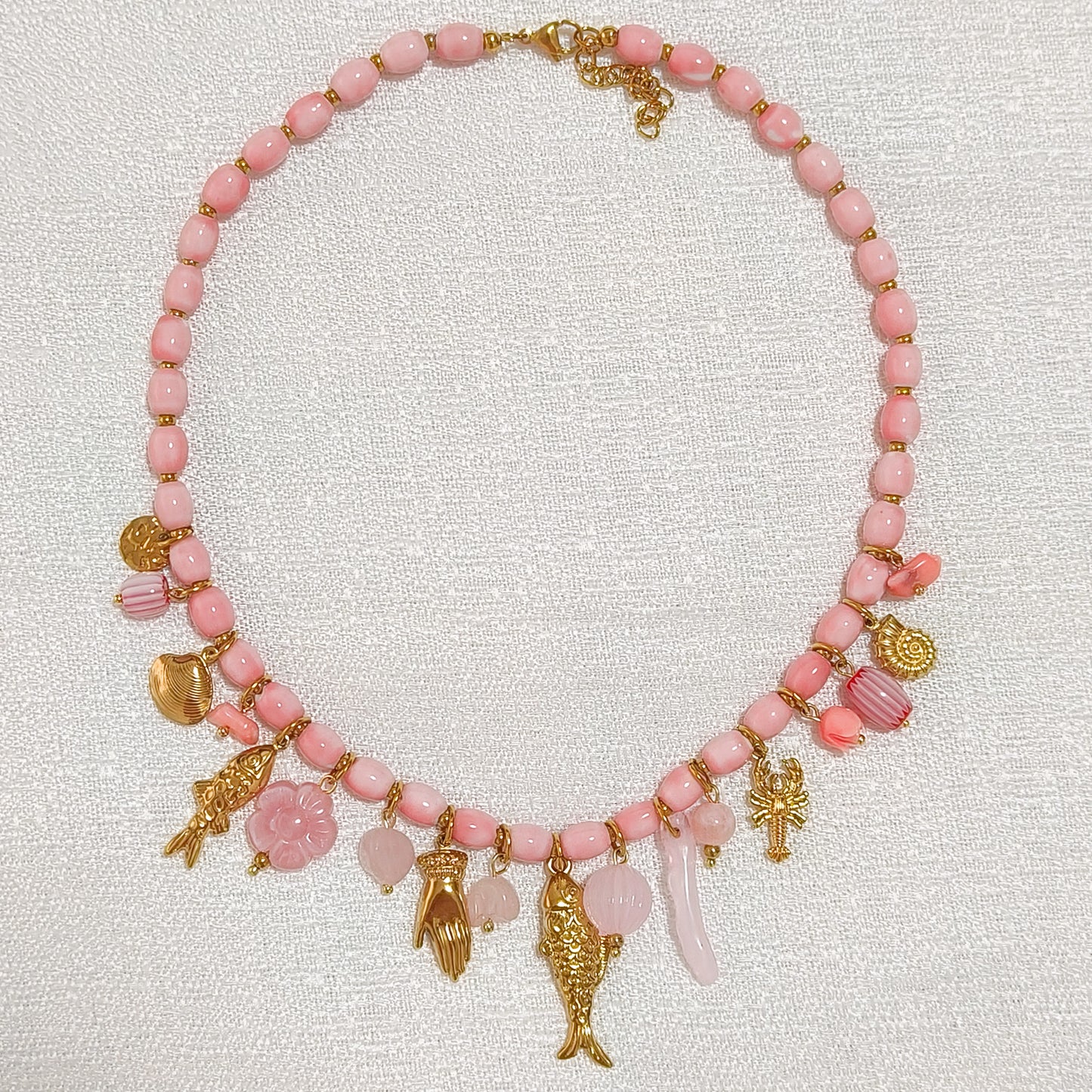 Collar Charm San Sebastian Peces ( 2 colores)