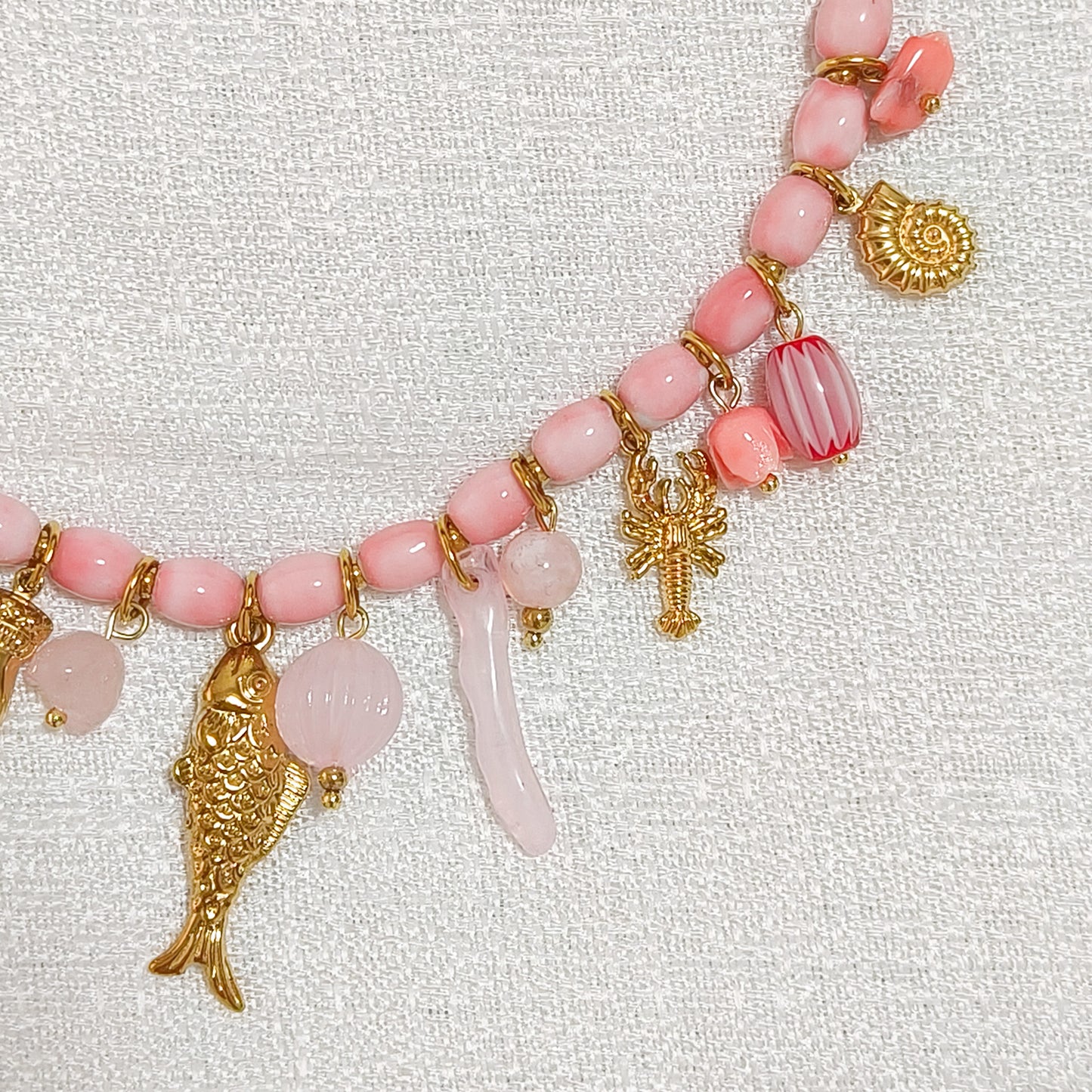 Collar Charm San Sebastian Peces ( 2 colores)