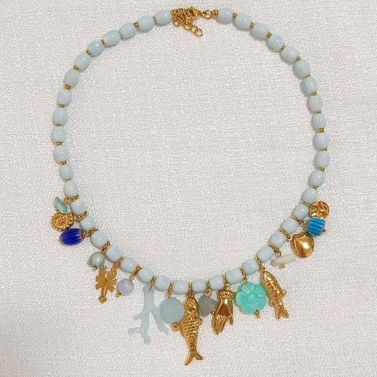 Collar Charm San Sebastian Peces ( 2 colores)