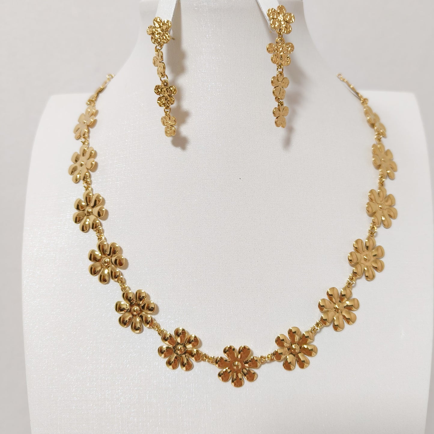 Pendientes largo Sicilia Flor