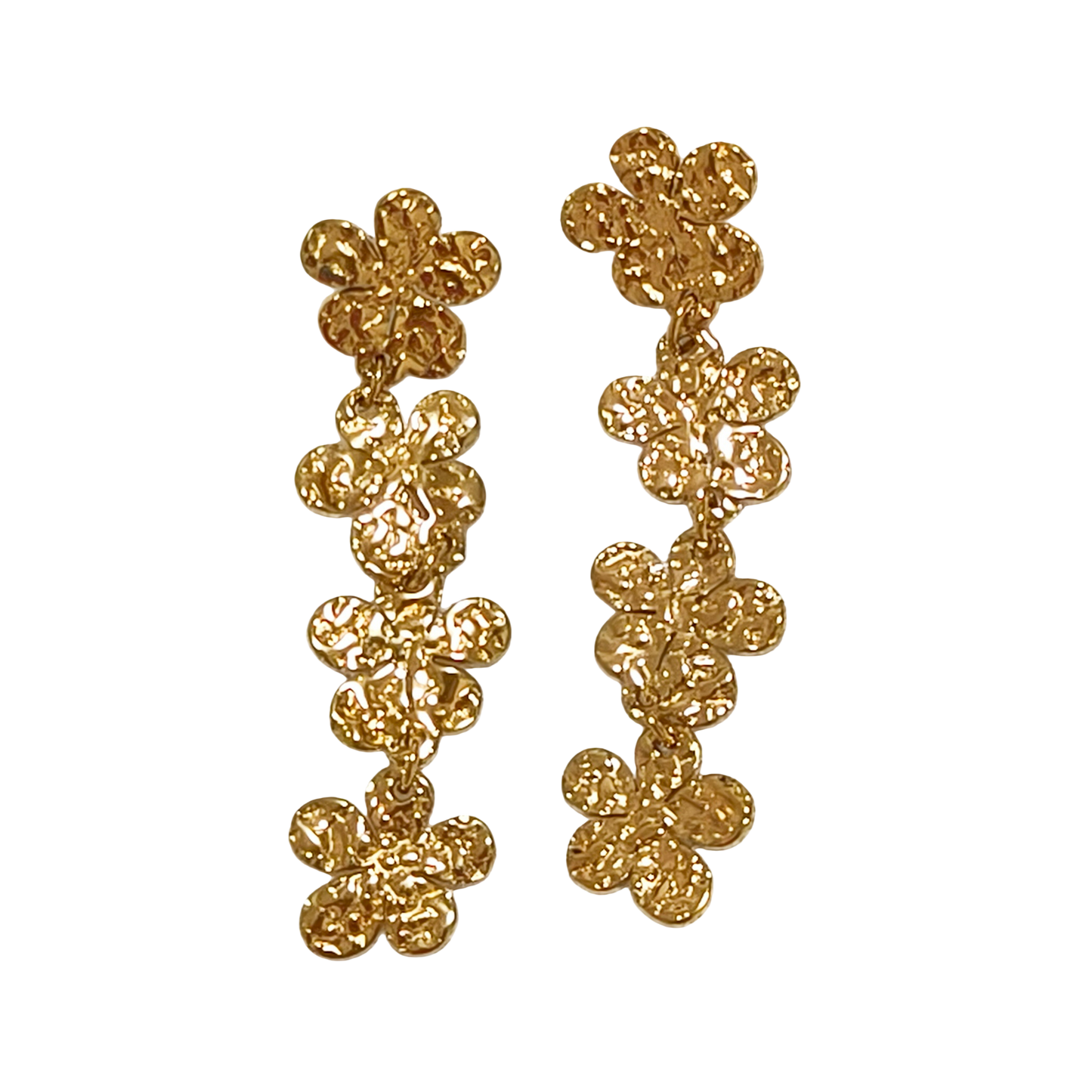 Pendientes largo Sicilia Flor