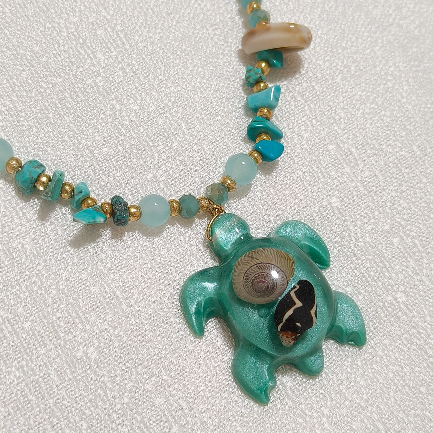 Collar Tortuga Caribe 2 colores