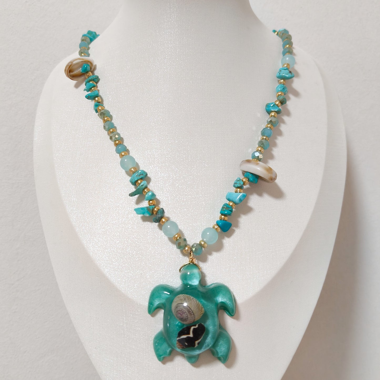 Collar Tortuga Caribe 2 colores