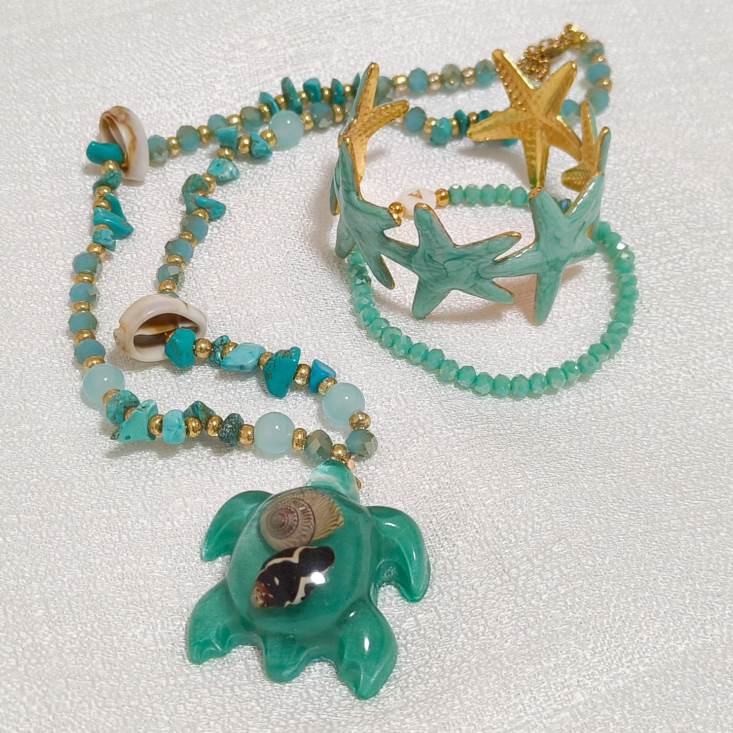 Collar Tortuga Caribe 2 colores