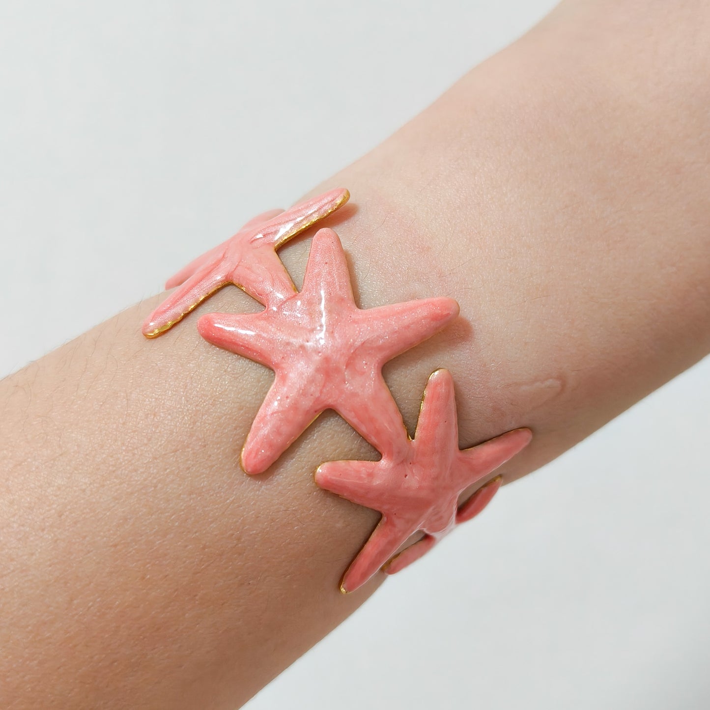 Brazalete acero ajustable Estrella de Mar Mediterránea ( 4 coloroes)