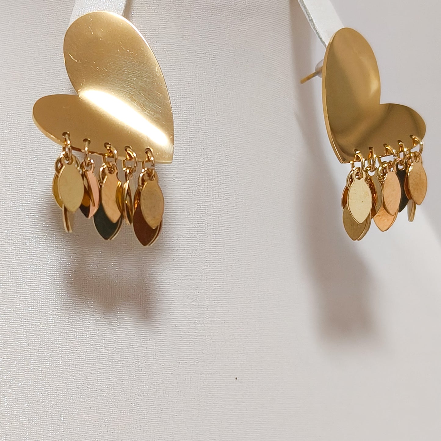 Pendientes Corazón lluvia