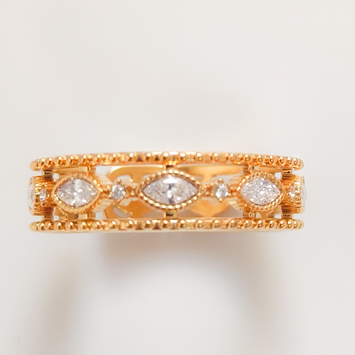 Look Estrella Capri Acero Dorado Brillo ( collar + anillo ajustable)