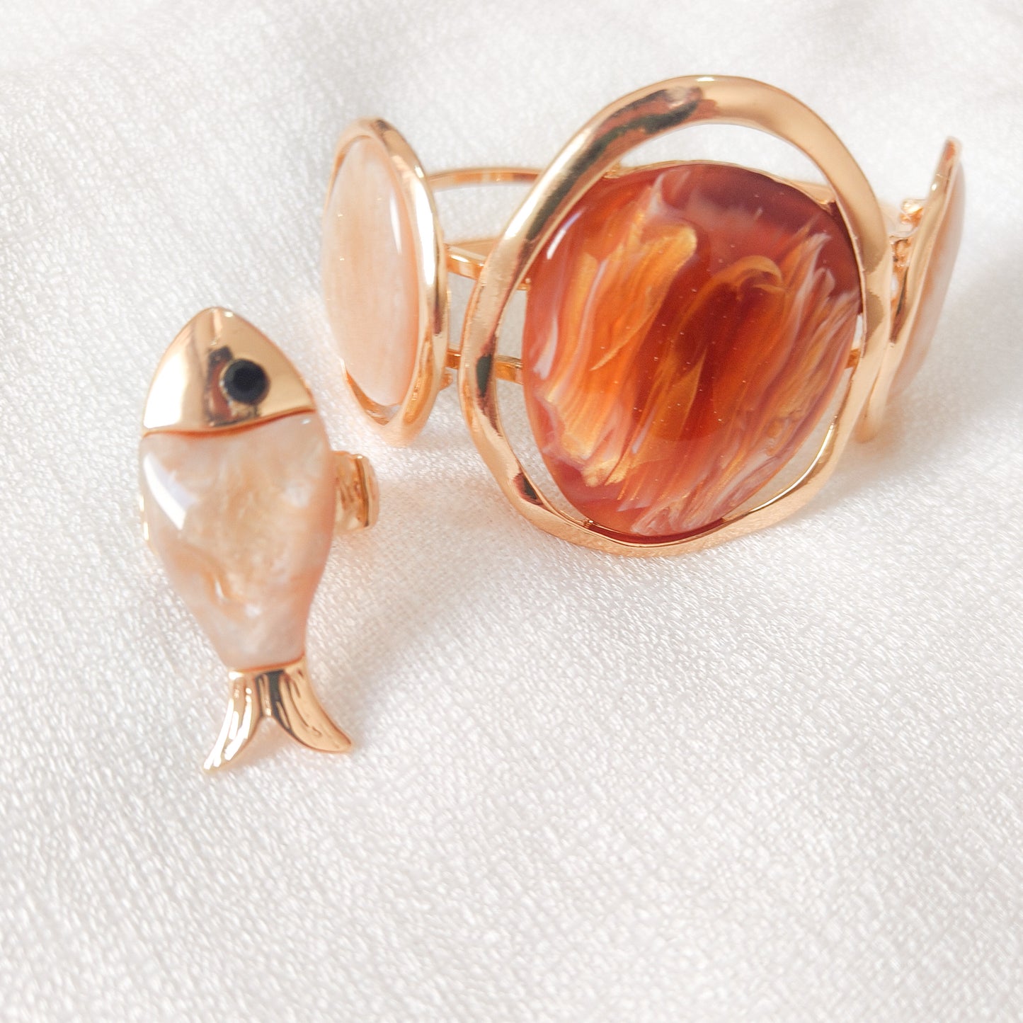 Anillo Pez Fiorella ( ajustable)