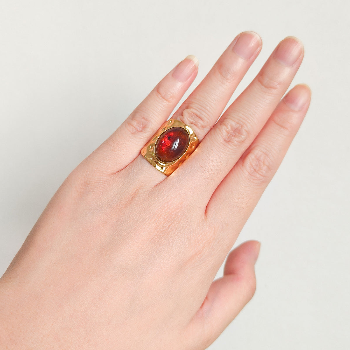 Anillo Acero Martina Imperial (ovalado)