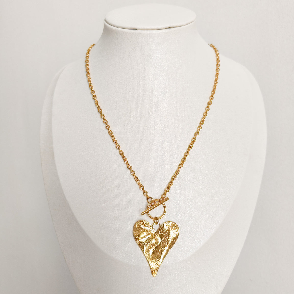 Collar Acero Luz de Corazón