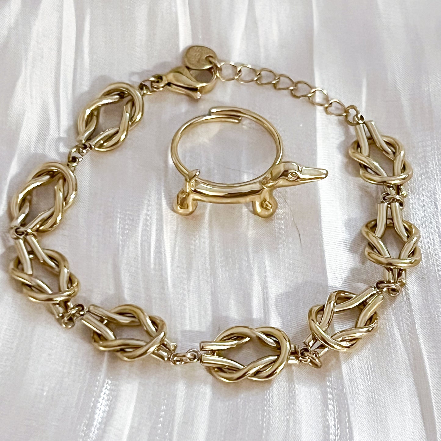Anillo perro salchicha Ajustable