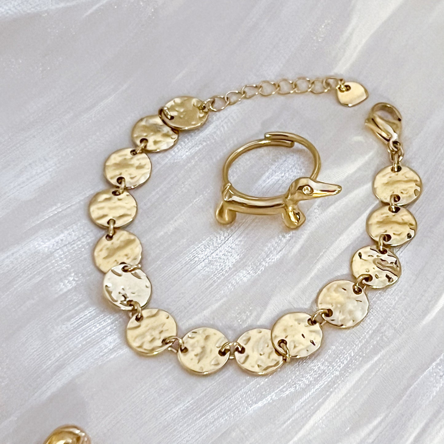 Look Moneda Siena （Dorado）( collar y pulsera)