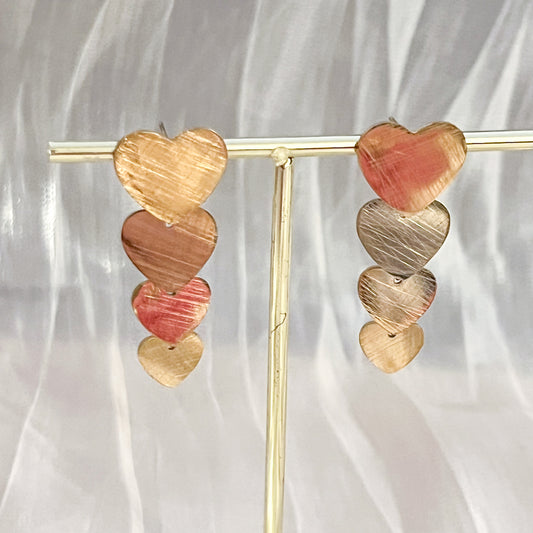 Pendientes Corazón Verona (multi capa)