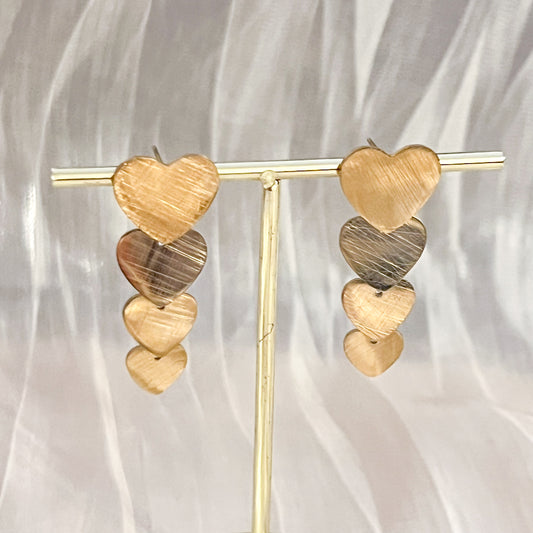 Pendientes Corazón Verona (multi capa)