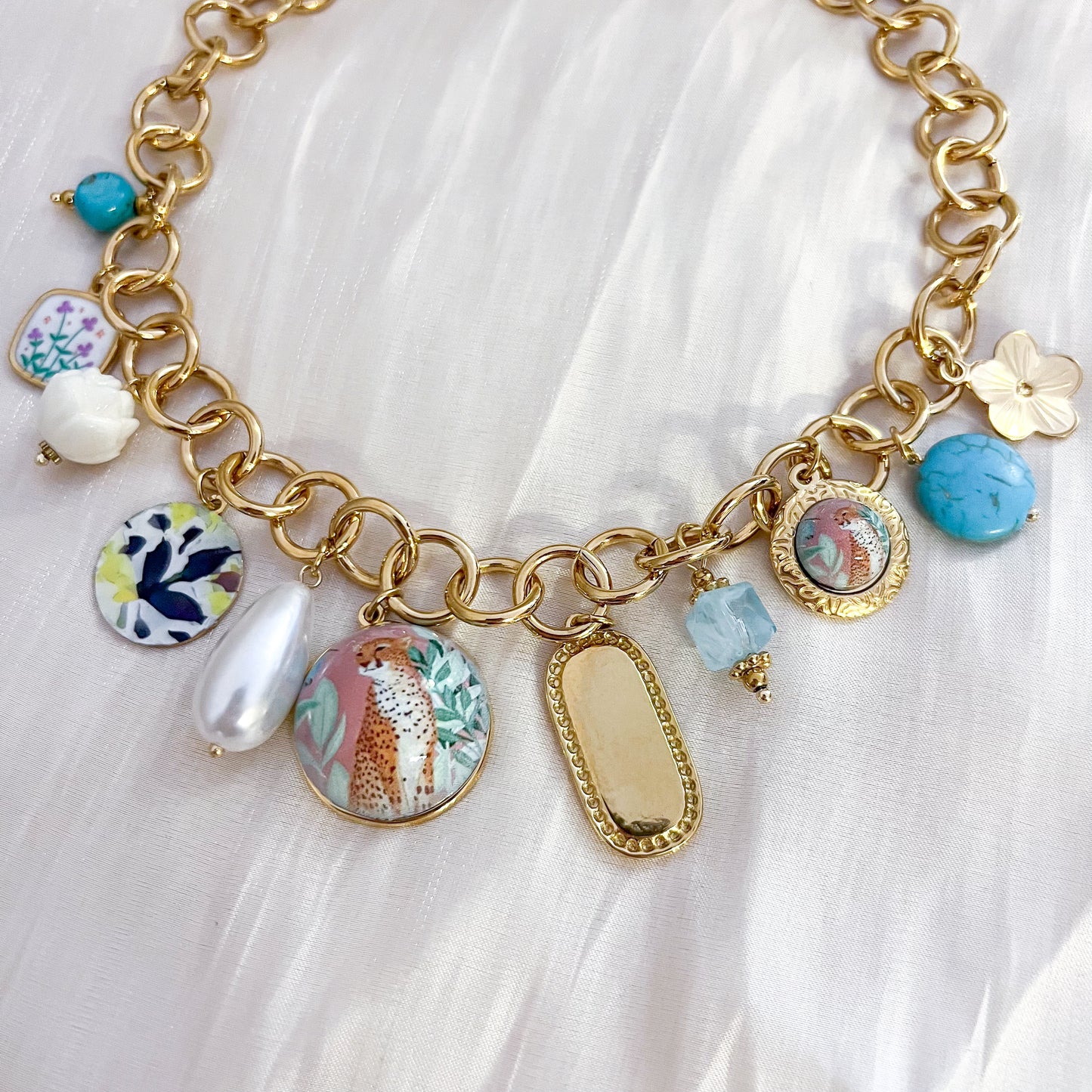 Collar Amuleto Jaguar（charms）