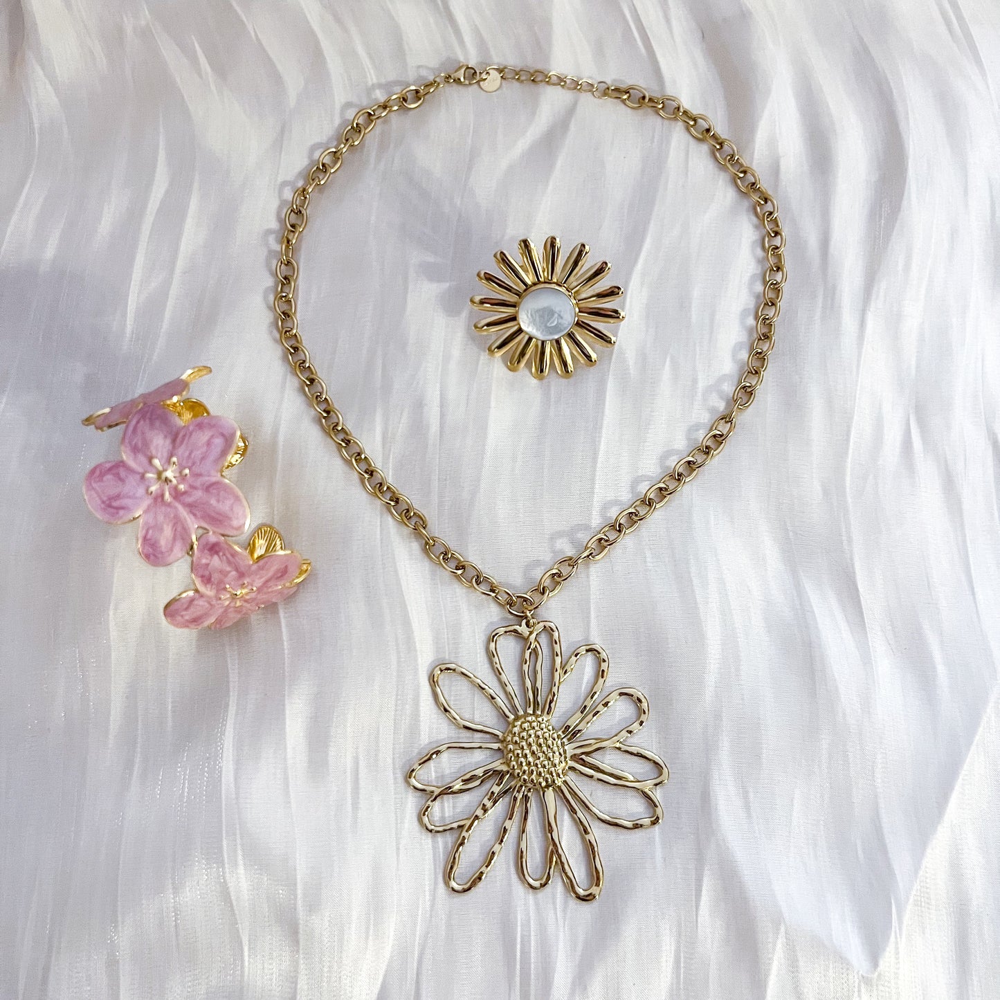 Look Flor MARGARITA (Collar & Brazalete)
