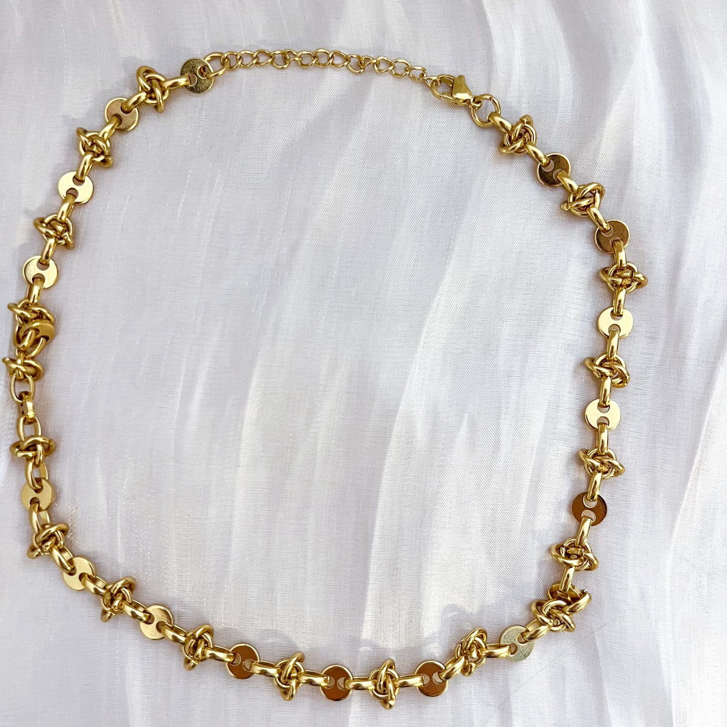 LOOK Aura Dorada  （Collar y Pulsera Dorados）